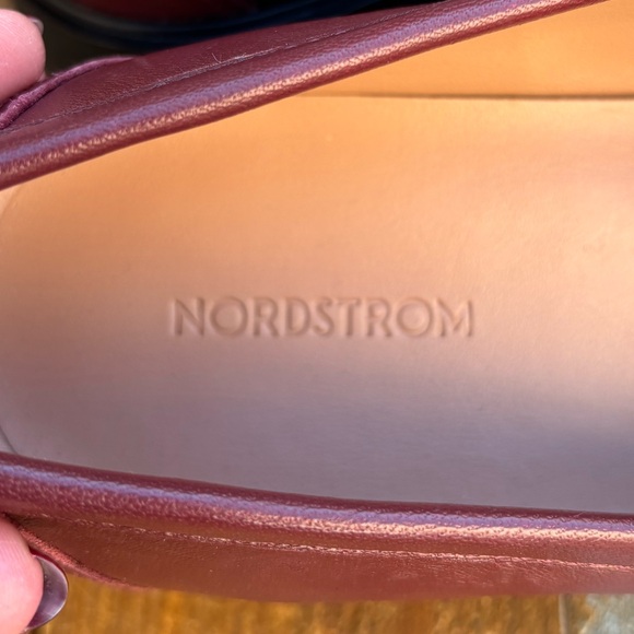 SOLD Nordstrom Lafayette Maroon Penny Loafers - Picture 14 of 15
